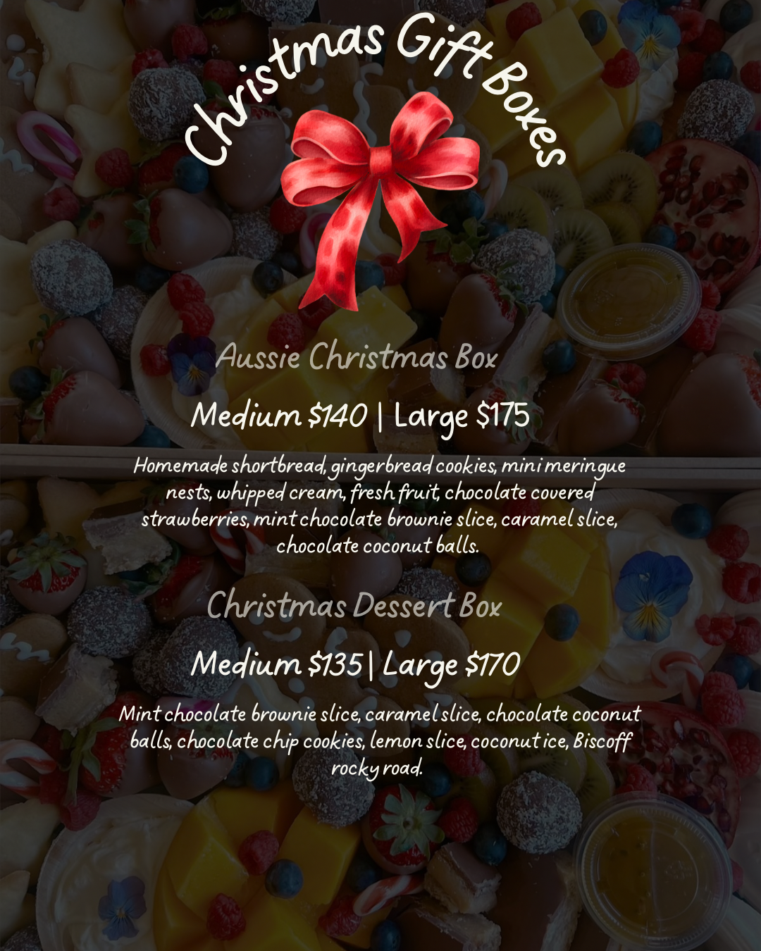 Christmas Dessert Boxes